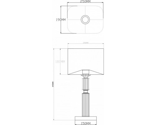 Настольная лампа декоративная Moderli Katar V2621-1T