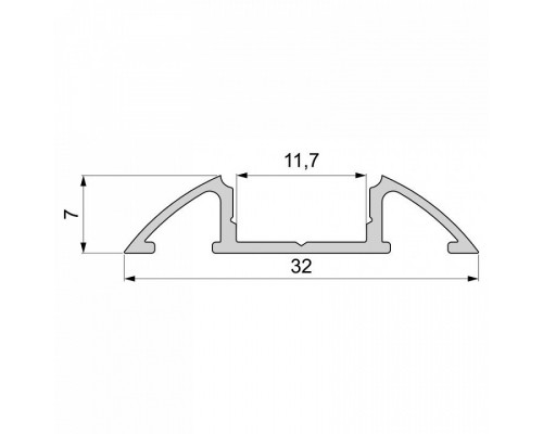 Профиль накладной Deko-Light AM-01-10 970301