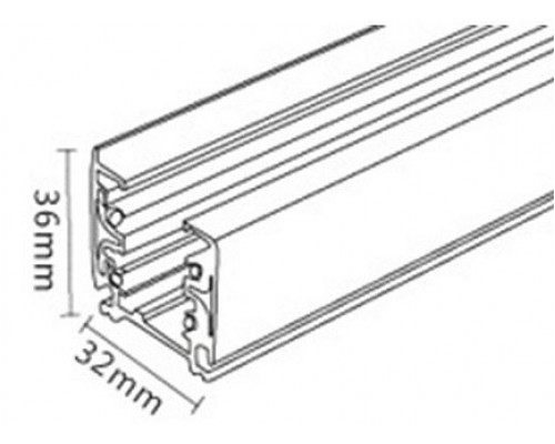 Трек накладной Italline WSO WSO 19B-1 black