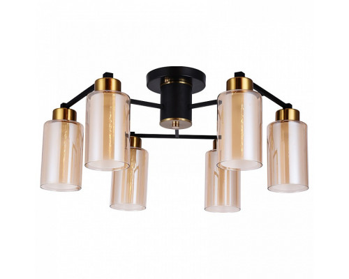 Потолочная люстра Arte Lamp Leo A7027PL-6BK