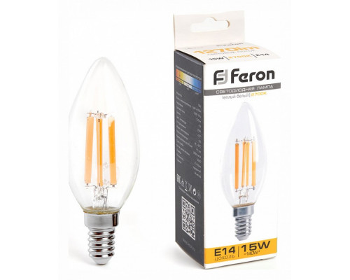Лампа светодиодная Feron LB-717 E14 15Вт 2700K 38256
