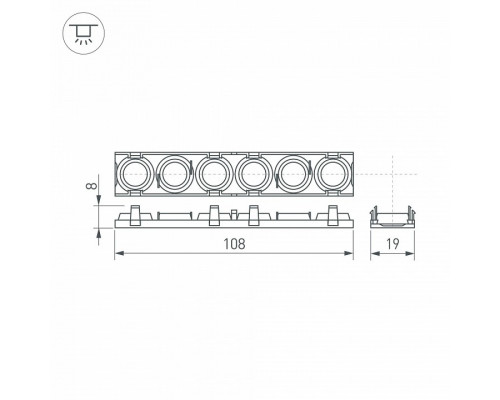 Рассеиватель Arlight SL-LINE 041791