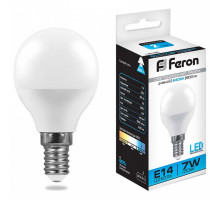 Лампа светодиодная Feron LB-95 E14 7Вт 6400K 25480