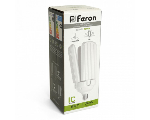 Лампа светодиодная Feron LB-654 E27 70Вт 4000K 48773