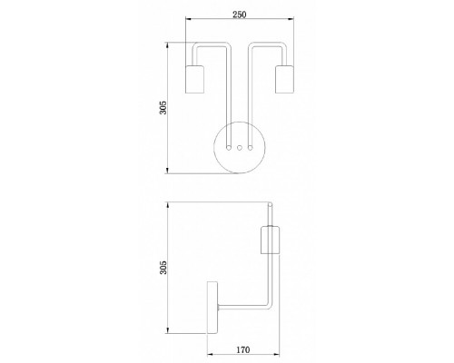 Бра Maytoni Gilbert T532WL-02B