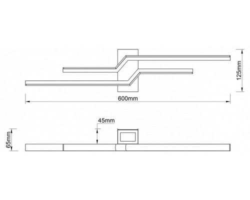 Бра Escada Rail 10219/2LED White