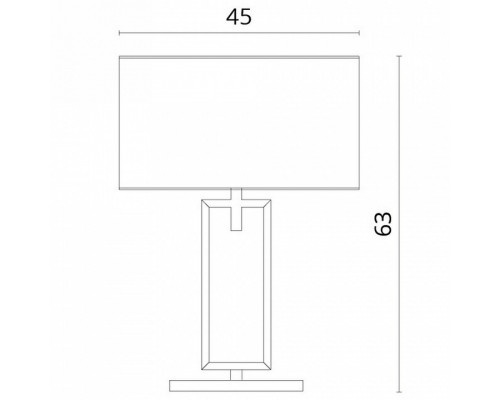 Настольная лампа декоративная Divinare Porta 5933/01 TL-1