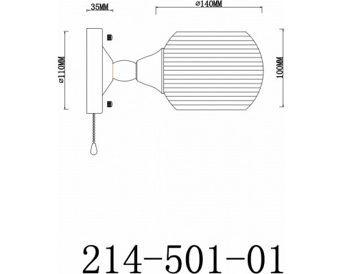 Бра Velante  214-501-01