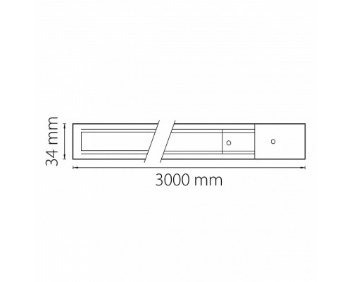 Трек накладной Lightstar Barra 502035