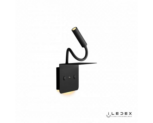 Бра с полкой iLedex Support 7031C BK