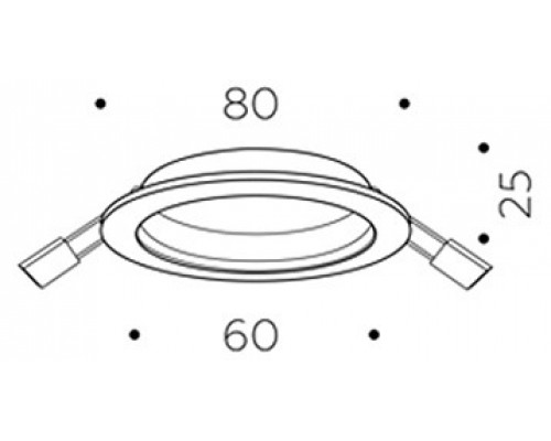 Встраиваемый светильник Ambrella Light C C6513