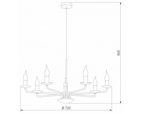 Подвесная люстра TK Lighting Limal 4613 Limal