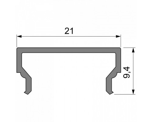 Профиль накладной Deko-Light H-01-15 984033