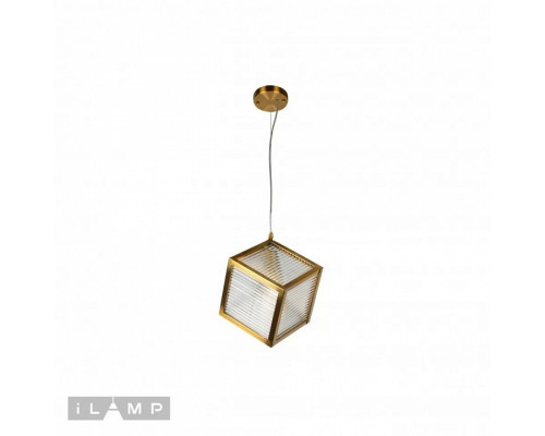 Подвесной светильник iLamp Square 8970-1B GLD