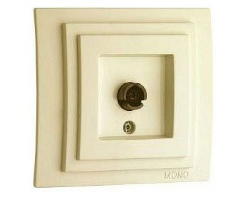 ТВ-розетка Mono Electric Larissa 103-171705-138