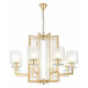 Подвесная люстра LUMINA DECO Manhattan LDP 8012-8 F.GD