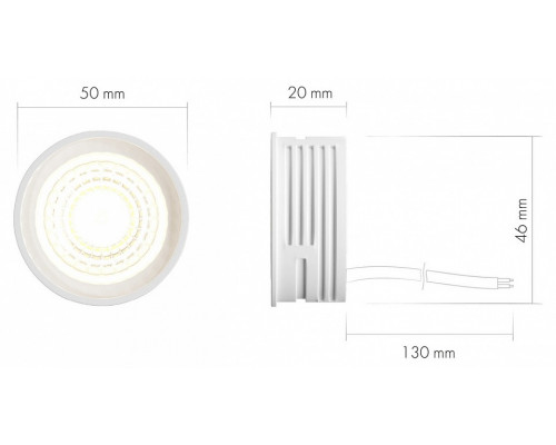 Модуль светодиодный Denkirs SLIM LED DK4000-7W