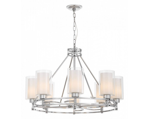 Подвесная люстра LUMINA DECO Marietta LDP 8025-8 CHR+WT