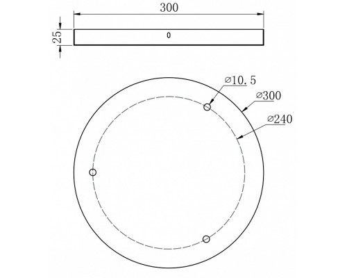 Основание Maytoni Universal base SPR-BASE-R-03-B