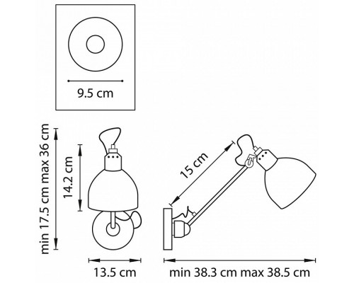 Бра Lightstar Loft 865606