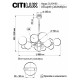 Подвесная люстра Citilux Нарда CL204190