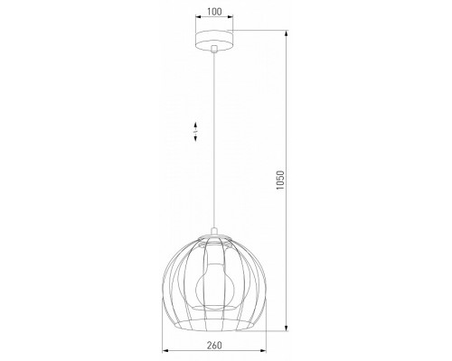 Подвесной светильник TK Lighting Universo 3154 Universo Black