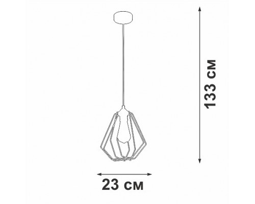 Подвесной светильник Vitaluce V2867 V2867-1/1S
