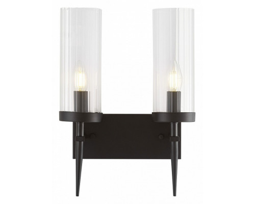 Бра LUMINA DECO Moratti LDW 8022-2 BK+PR