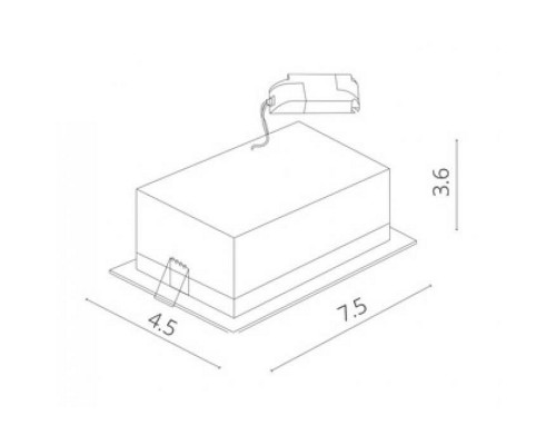 Встраиваемый светильник Arte Lamp Grill A3153PL-2BK