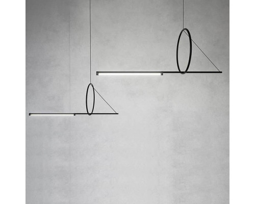 Подвесной светильник Imperiumloft Suspension Cercle Et Trait – Graphite Satine 40.1282-0