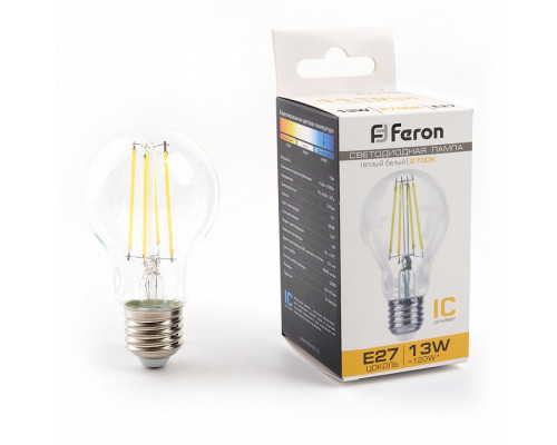 Лампа светодиодная Feron LB-613 E27 13Вт 2700K 38239