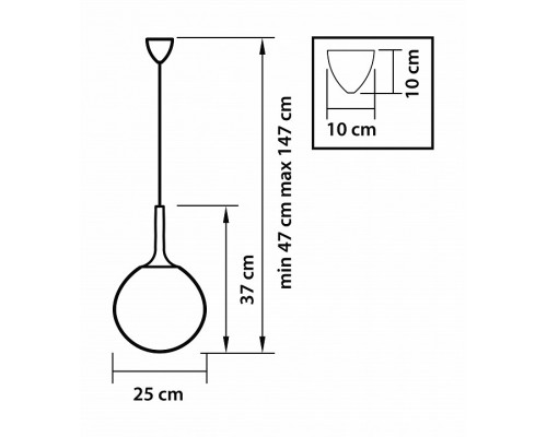 Подвесной светильник Lightstar Globo 813033