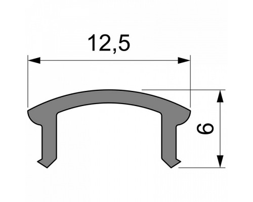 Профиль накладной Deko-Light F-01-08 983502