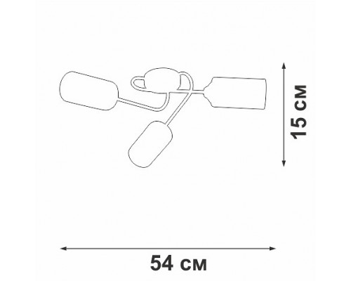 Потолочная люстра Vitaluce V4909 V4909-9/3PL