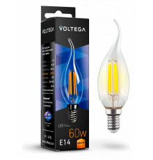 Лампа светодиодная Voltega Crystal E14 6Вт 2800K 7017