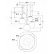 Подвесной светильник Maytoni Basic form MOD321PL-05G