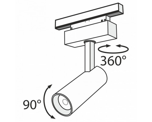 Светильник на штанге Maytoni Focus LED TR019-2-10W4K-B