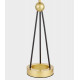 Настольная лампа декоративная LUMINA DECO Belforte LDT 5527 GD+WT