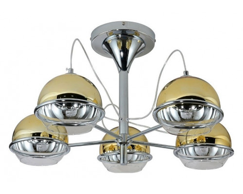 Люстра на штанге LUMINA DECO Veroni LDC 1029-5 GD