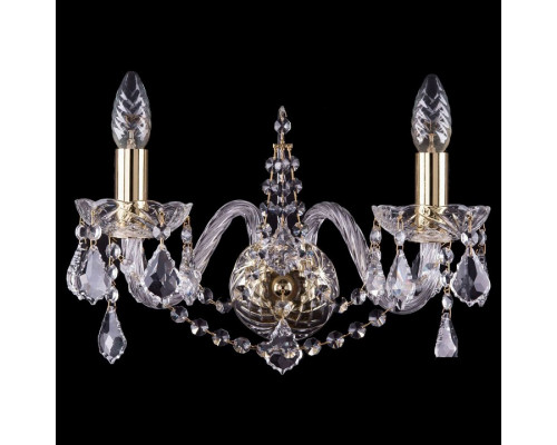 Бра Bohemia Ivele Crystal 1411 1411B/2/160/G/Leafs