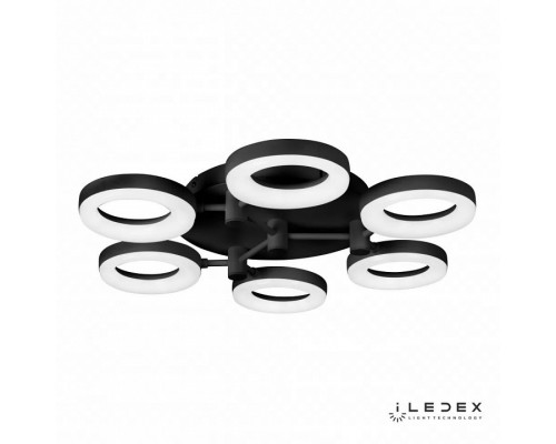 Потолочная люстра iLedex Jomo FS-014-X6-(B) 72W BK