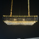 Подвесной светильник Imperiumloft Empire Black Rectangular Chandelier Crystal 40.2893