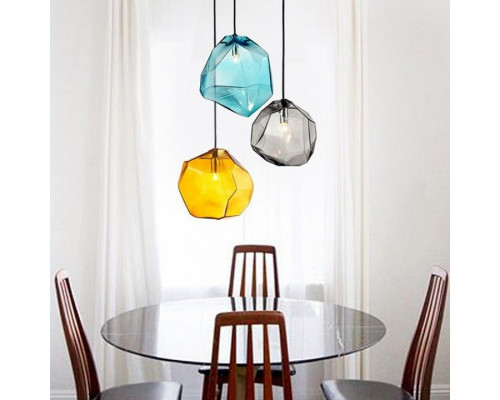 Подвесной светильник Imperiumloft Color Ice Cube Pendant Jevio Янтарный JEVIO01