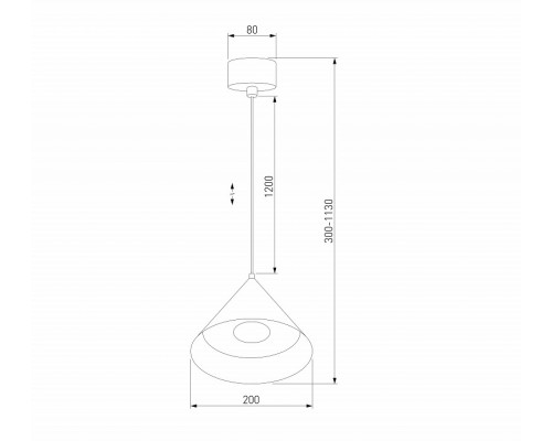 Подвесной светильник Elektrostandard Conus a069336