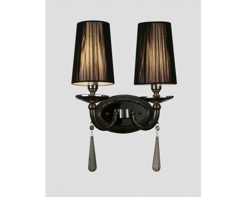 Бра LUMINA DECO Fabione LDW 1200-2W BK