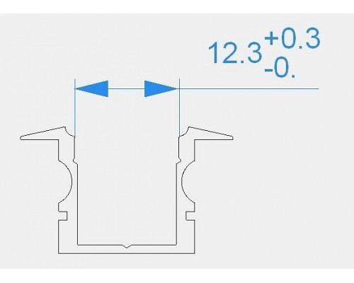 Профиль встраиваемый Deko-Light ET-02-10 975121