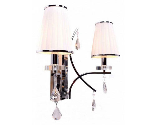 Бра LUMINA DECO Glamour LDW 66247-2 WT+CHR