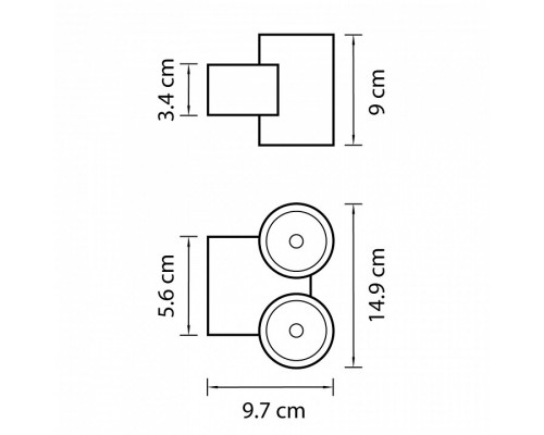 Накладной светильник Lightstar Paro LED 352694