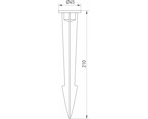 Стержнь наземный Arlight Accessories 024889