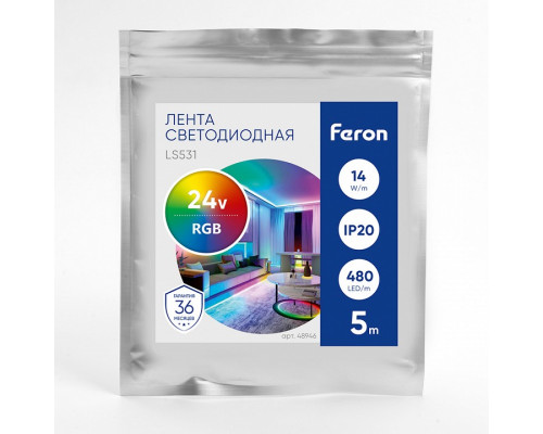 Лента светодиодная Feron LS531 48946